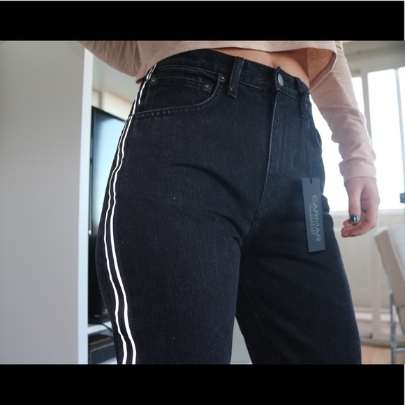 Black denim jeans with zippers - Picture 4 of 4